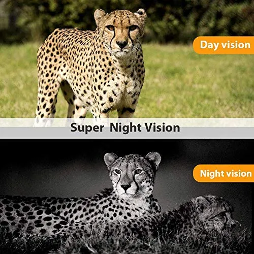 0.3s Trigger Speed with Night Vision Motion Activated Waterproof Wildlife Hunting Cam 120° Detection