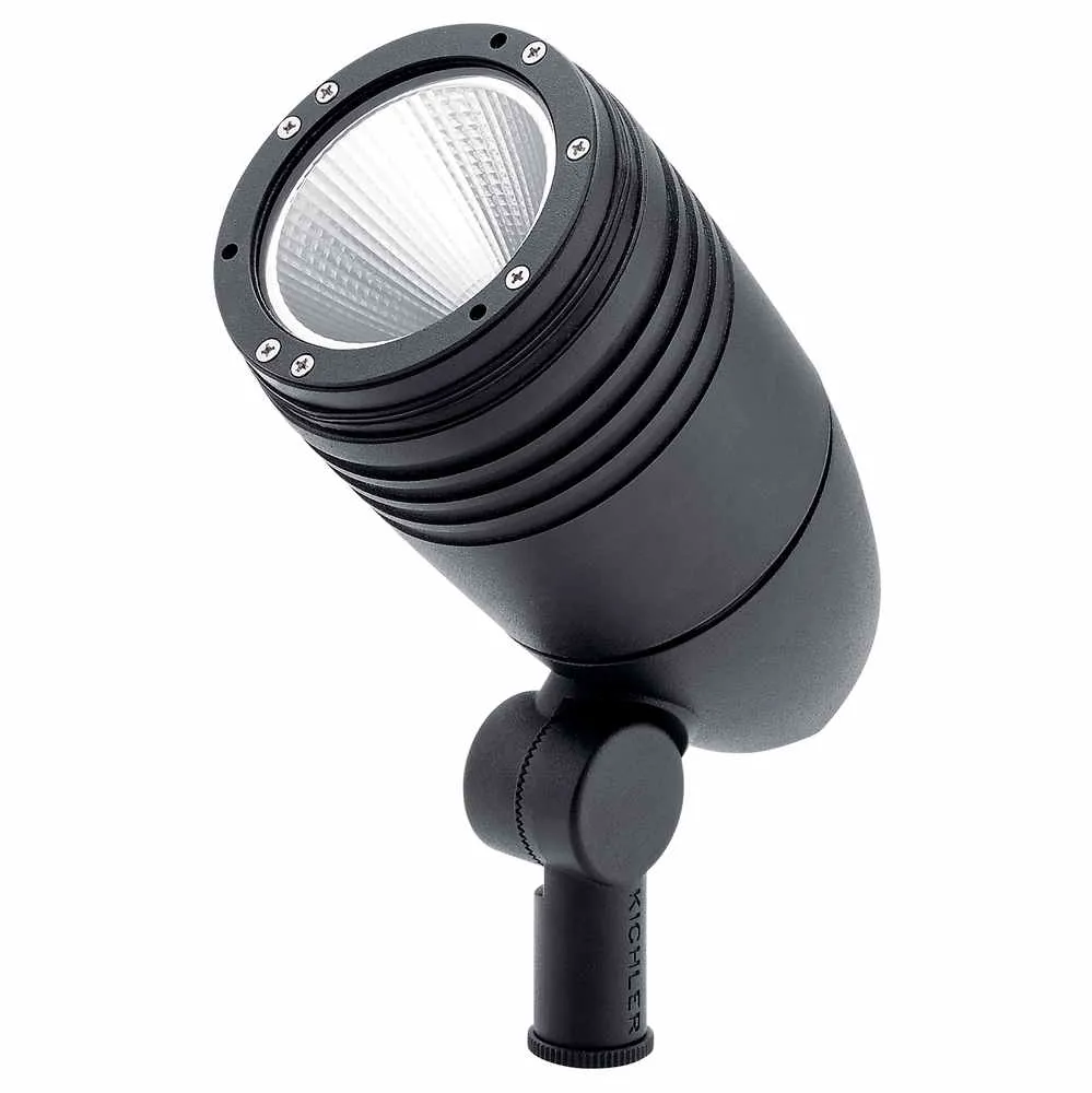 14W LED Landscape Spot Light Aluminum Textured Black 1200 Lumens 3000K 16216BKT30