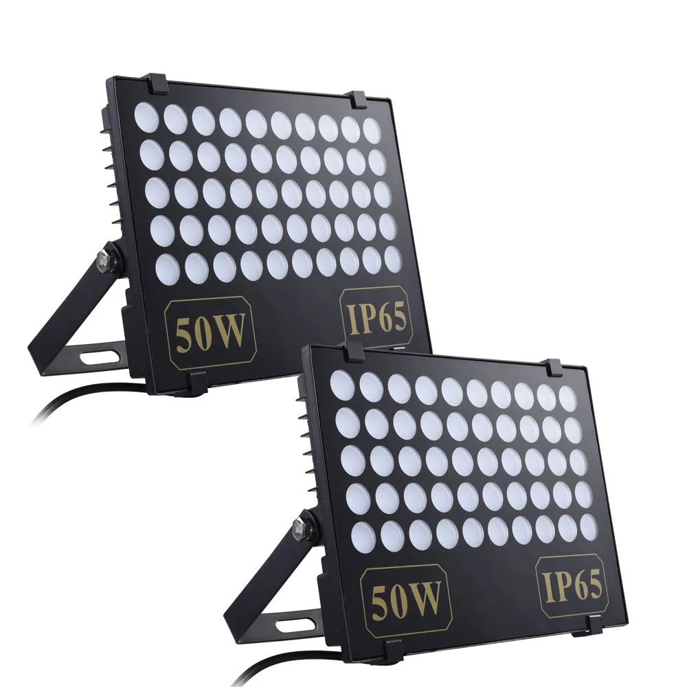 2pcs Purple LED Flood Lights Outdoor Party Effect Lights IP65