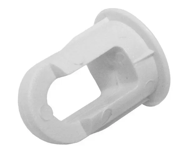 3/8in Diameter x 9/16in L, Self Locking, White, Pre-Wire Plugs - 10 /Pack