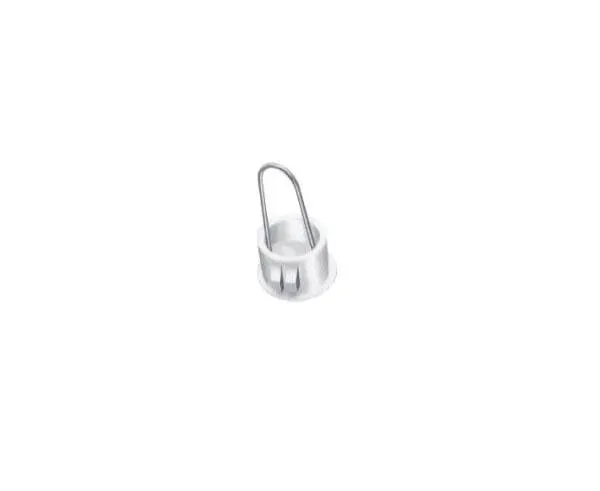 3/8in Diameter x 9/16in L, Self Locking, White, Pre-Wire Plugs - 10 /Pack