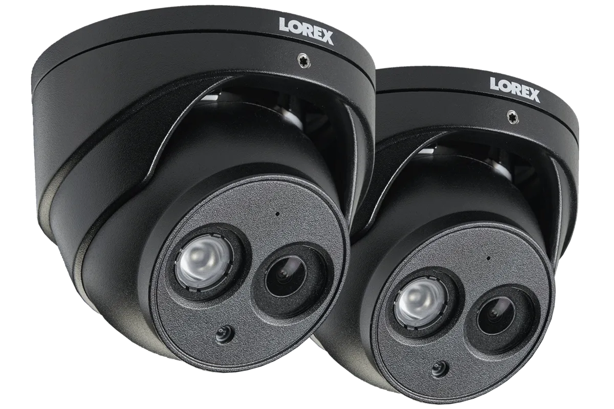 4K Nocturnal IP Audio Dome Security Camera (2-Pack)