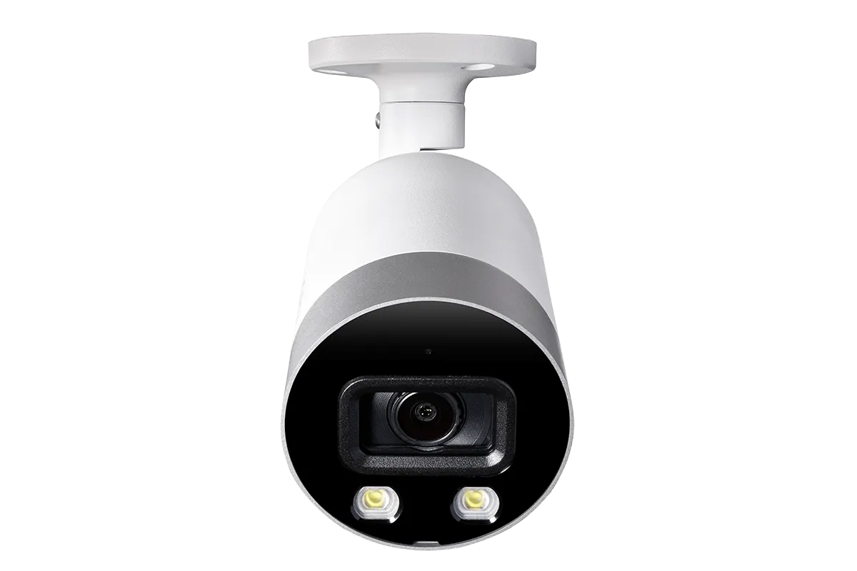 4K Ultra HD 8-Channel IP Security System with 4 Smart Deterrence 4K (8MP) Cameras, Smart Motion Detection and Smart Home Voice Control