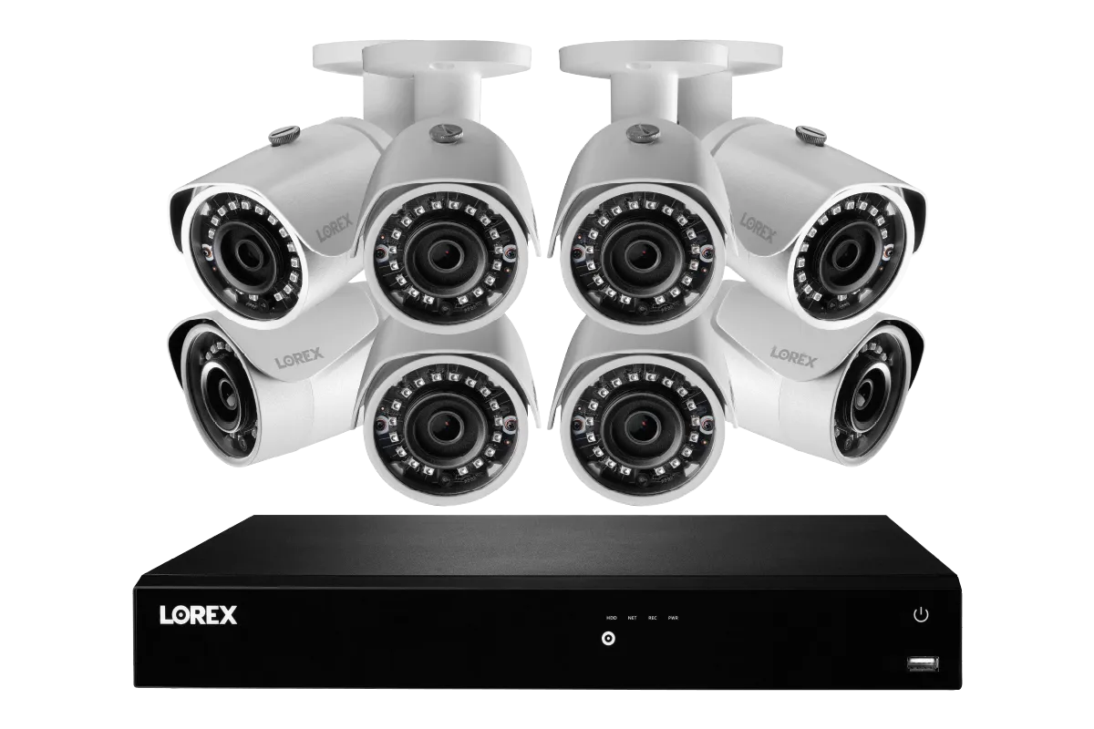 4K Ultra HD 8-Channel Security System with 8 5MP Cameras and Smart Home Voice Control