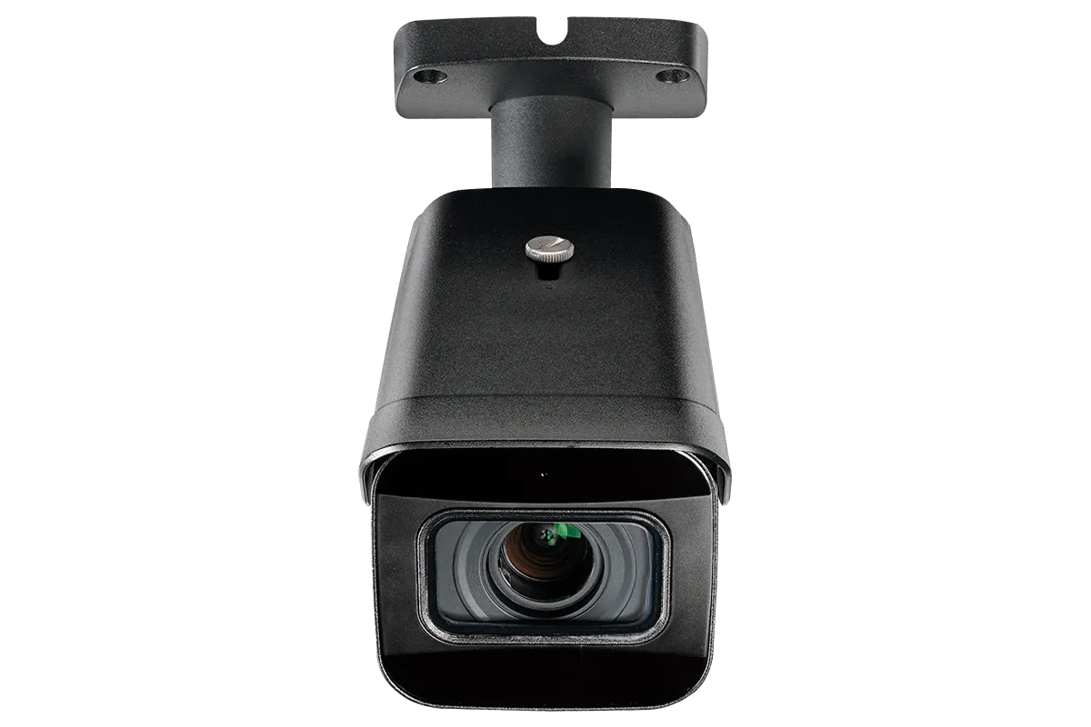 4K Ultra HD Resolution 8MP Motorized Varifocal Outdoor 4x Optical Zoom IP Camera with Real-Time 30FPS Recording and 2-Way Audio