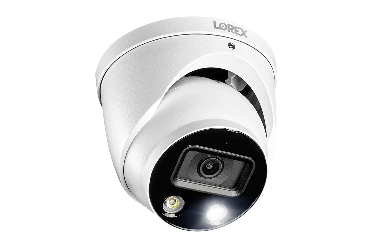 4K Ultra HD Smart Deterrence IP Dome Security Camera with Smart Motion Detection Plus