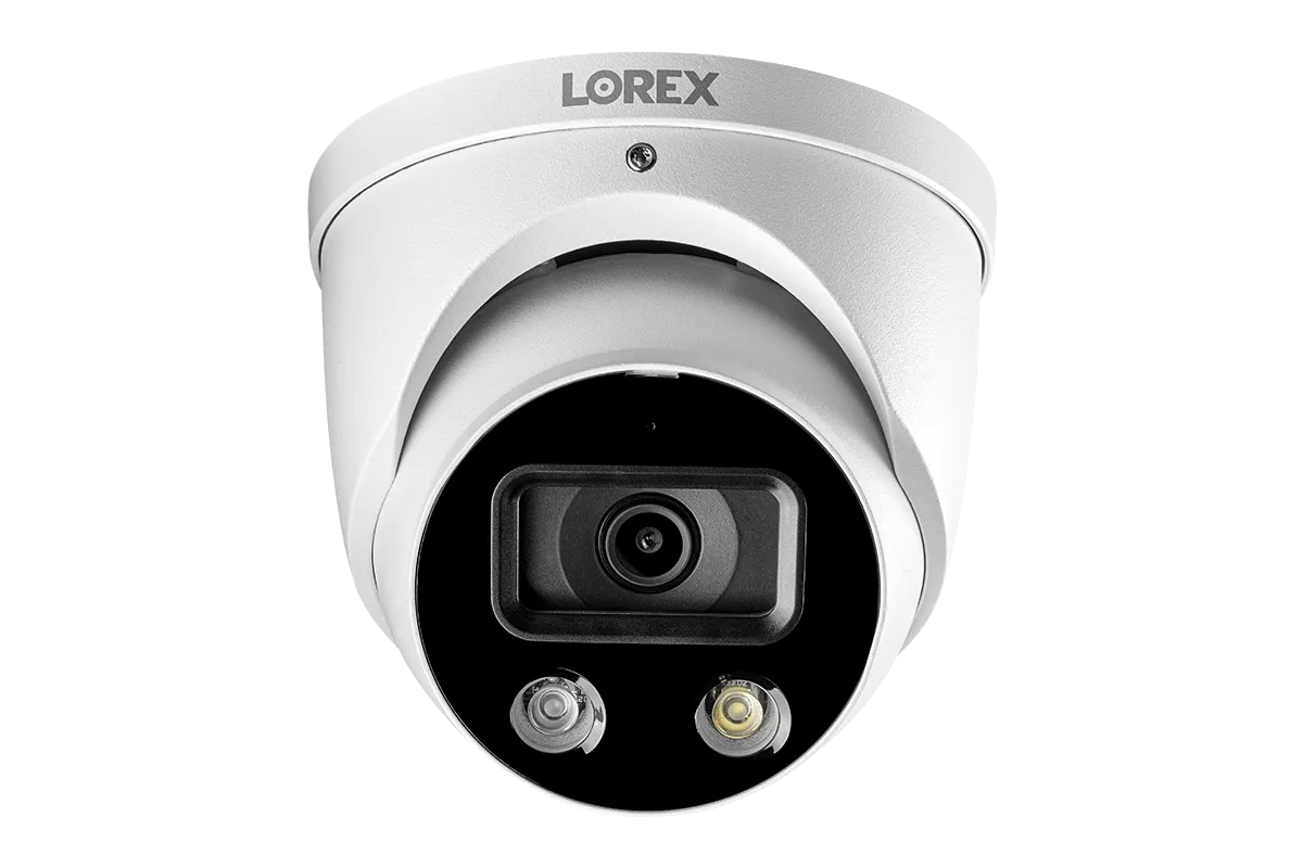 4K Ultra HD Smart Deterrence IP Dome Security Camera with Smart Motion Detection Plus