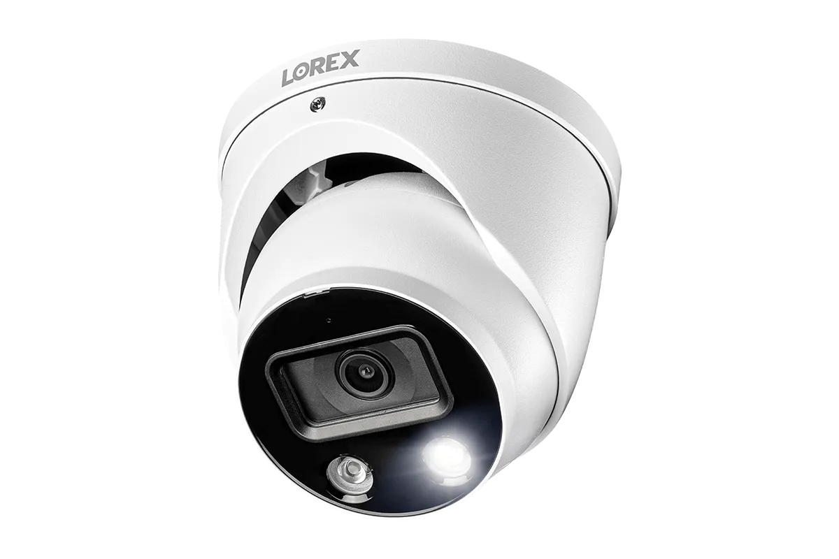 4K Ultra HD Smart Deterrence IP Dome Security Camera with Smart Motion Detection Plus