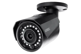 4MP Outdoor Metal Camera with 150FT Color Night Vision, HEVC, Black