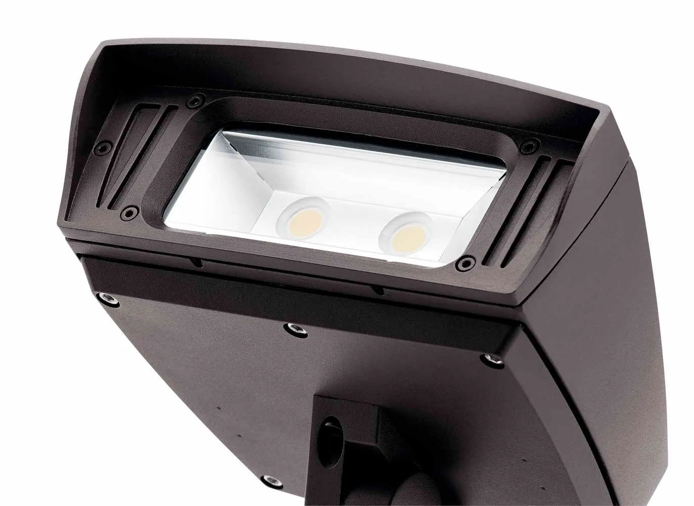 52W LED Landscape Flood Light Aluminum Textured Architectural Bronze 4500 Lumens3000K