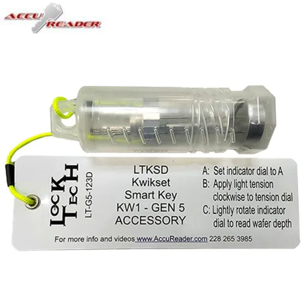 AccuReader - LockTech - Kwikset SmartKey Decoder Gen 5 Accessory - KW1 - Version 2.0 Digital Scope