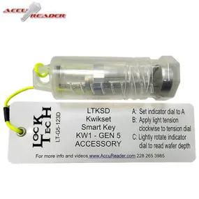 AccuReader - LockTech - Kwikset SmartKey Decoder Gen 5 Accessory - KW1 - Version 2.0 Digital Scope