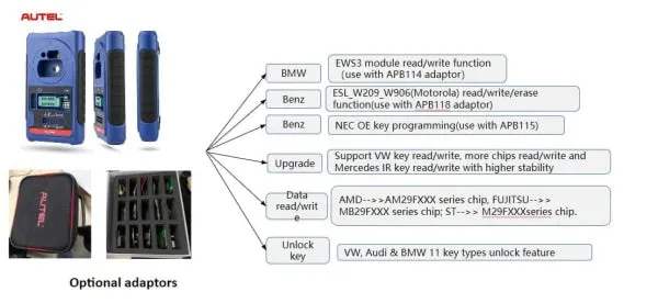 Autel Key Programmer - MaxiIM XP400 PRO - EEPROM & ECU for IM508/IM608