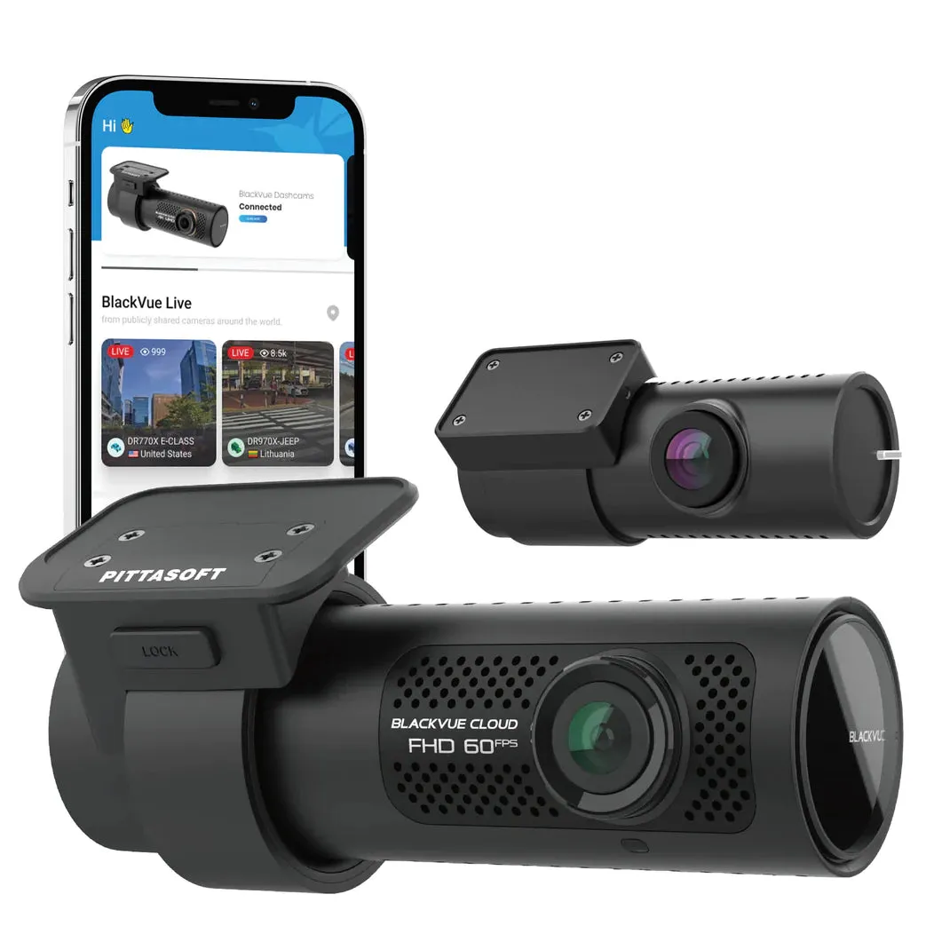 BlackVue DR750X-2CH Plus 32 GB Dual-Channel Cloud Dash Cam