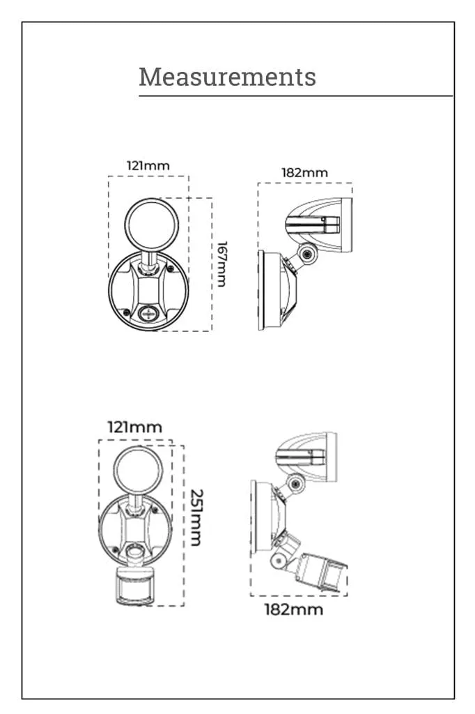 Blackwells LED Spotlight - Sensor