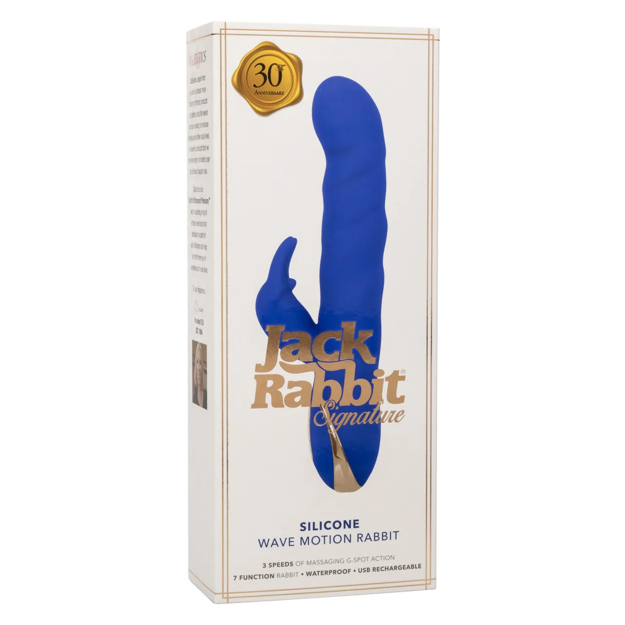 CalExotics Jack Rabbit Signature Rechargeable Silicone Wave Motion Rabbit Vibrator