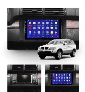 Car Dealz 10.2" Android 10.0 BMW X5 E39 E53 1999-2006 w CAM In Dash Plus OEM Fascia