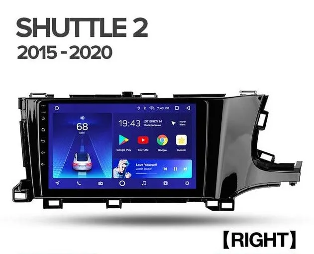 Car Dealz 10.2" Android 10.0 Honda Shuttle 2 2015 - 2020 In Dash Plus OEM Fascia