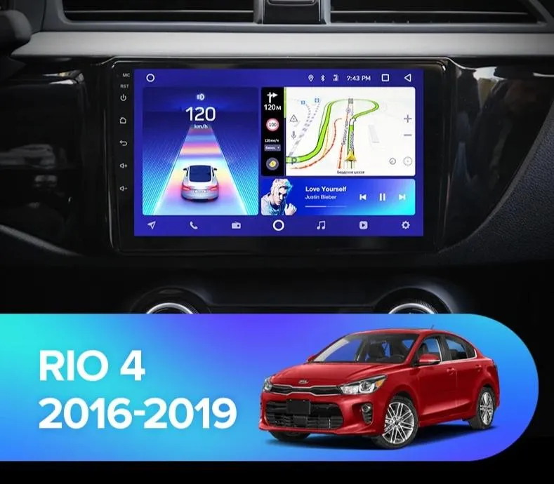 Car Dealz 10.2" Android 10.0 Kia Rio 3 4 2011-2019 w CAM In Dash Plus OEM Fascia