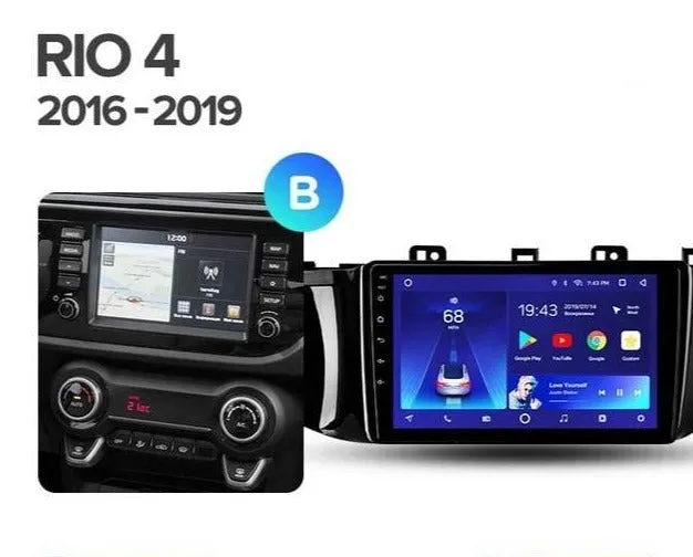 Car Dealz 10.2" Android 10.0 Kia Rio 3 4 2011-2019 w CAM In Dash Plus OEM Fascia