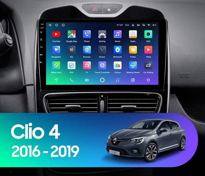 Car Dealz Premium Advanced 4G Data Model 10.2" Android 12.0 For Renault Clio 4 BH98 KH98 2016 - 2019