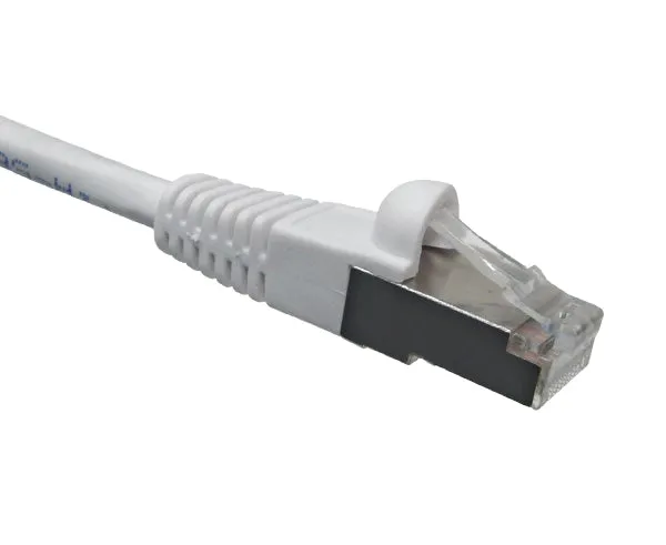 CAT5E Ethernet Patch Cable Shielded, Snagless Molded Boot, RJ45 - RJ45, 10ft