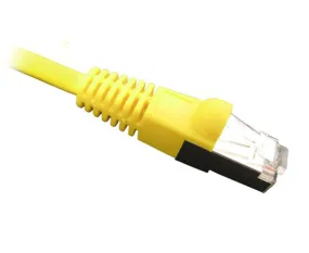 CAT5E Ethernet Patch Cable Shielded, Snagless Molded Boot, RJ45 - RJ45, 10ft