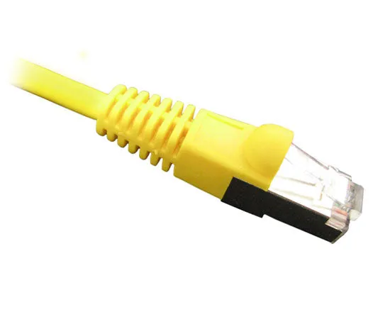 CAT5E Ethernet Patch Cable Shielded, Snagless Molded Boot, RJ45 - RJ45, 10ft