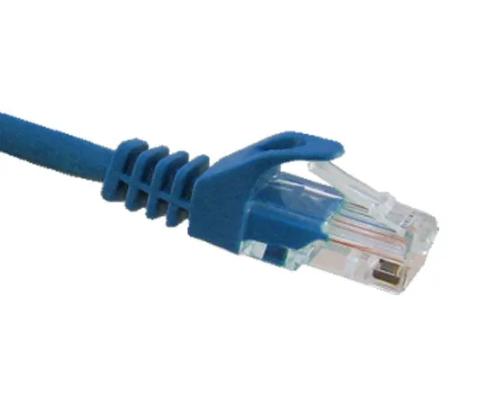 CAT5E Ethernet Patch Cable, Snagless Molded Boot, RJ45 - RJ45, 0.5ft