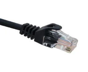 CAT5E Ethernet Patch Cable, Snagless Molded Boot, RJ45 - RJ45, 50ft