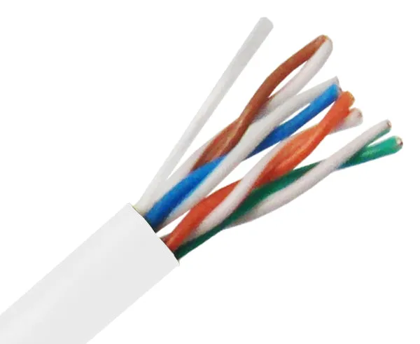 CAT5E Outdoor Bulk Ethernet Cable, Solid Copper, UL Listed UTP CMX, 24 AWG