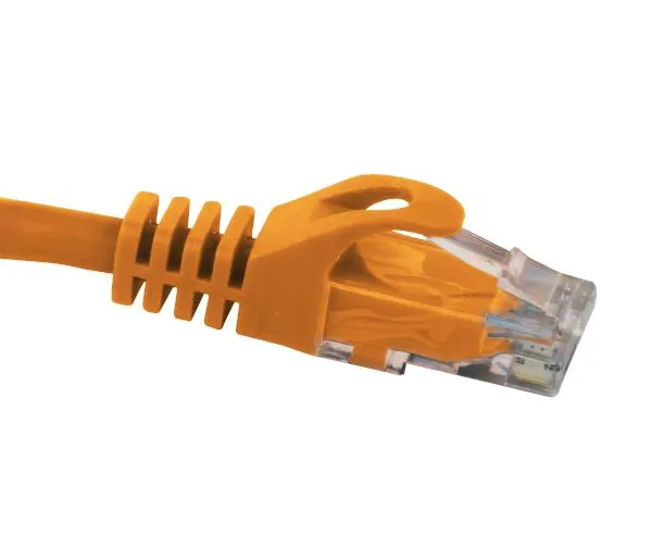 CAT6 Ethernet Patch Cable, Snagless Molded Boot, RJ45 - RJ45, 0.5ft