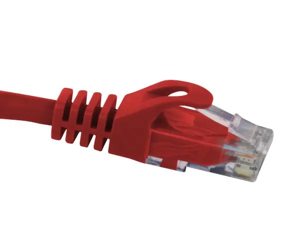 CAT6 Ethernet Patch Cable, Snagless Molded Boot, RJ45 - RJ45, 0.5ft