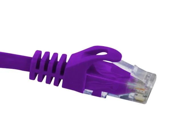 CAT6 Ethernet Patch Cable, Snagless Molded Boot, RJ45 - RJ45, 75ft