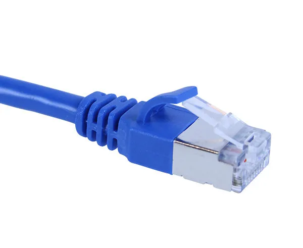 CAT6A Ethernet Patch Cable, Shielded, Slim6AS Series Snagless Boot, U/FTP, RJ45 - RJ45 - 5ft