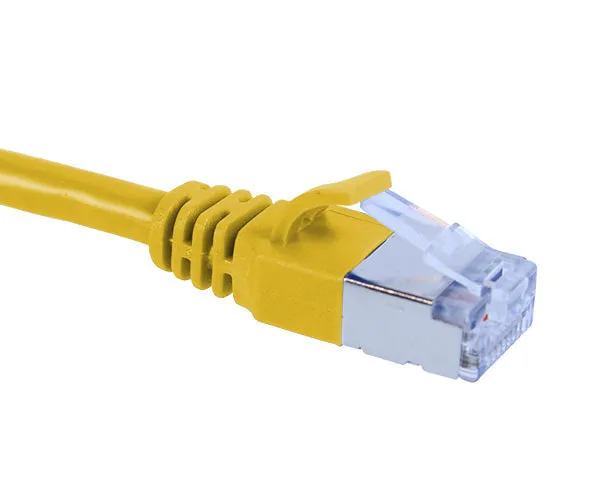 CAT6A Ethernet Patch Cable, Shielded, Slim6AS Series Snagless Boot, U/FTP, RJ45 - RJ45 - 6ft