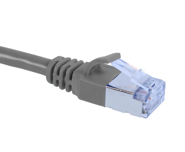 CAT6A Ethernet Patch Cable, Slim6AS Series, Shielded, Snagless Boot, U/FTP, RJ45 - RJ45 - 0.5ft