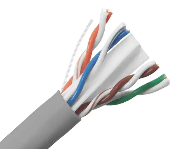 CAT6A Plenum Bulk Ethernet Cable, CMP, Solid 23AWG 1000FT