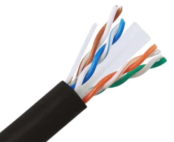 CAT6A Plenum Bulk Ethernet Cable, CMP, Solid 23AWG 1000FT