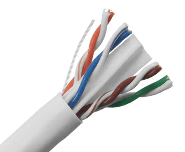 CAT6A Plenum Bulk Ethernet Cable, CMP, Solid 23AWG 1000FT