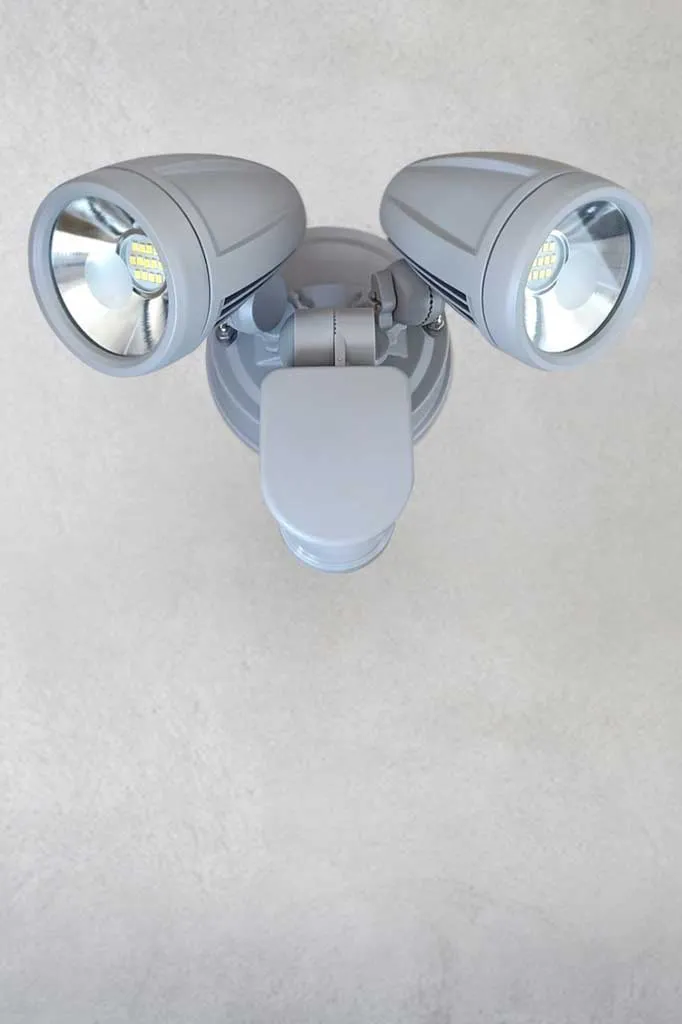 Crewe LED Twin Spotlight - Sensor