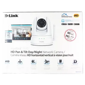 D-Link HD WiFi Security Camera w/ 720p Resolution - White - DCS-5030L