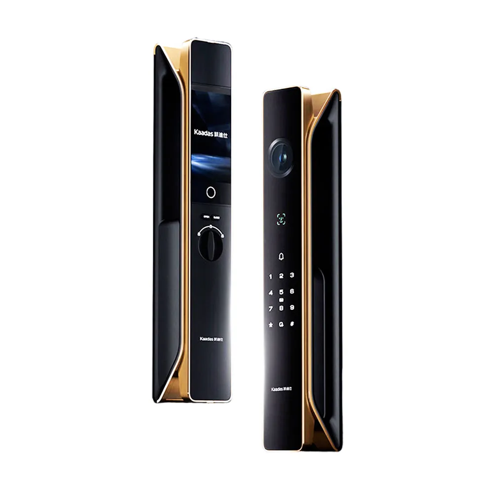 Electronic lock Kaadas K70 Pro Max, biometric, black/gold