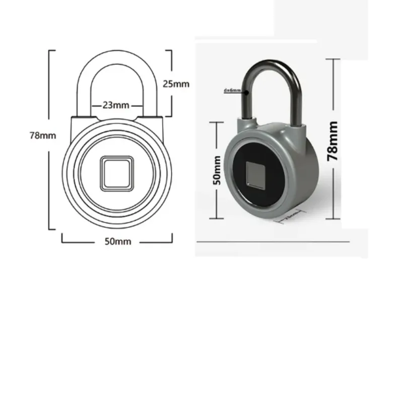 Fingerprint Smart Keyless Lock Security