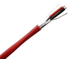 Fire Alarm Cable: FPLP - Shielded Plenum, Data Grade (14/2 AWG Solid Bare Copper) - 1000 Feet