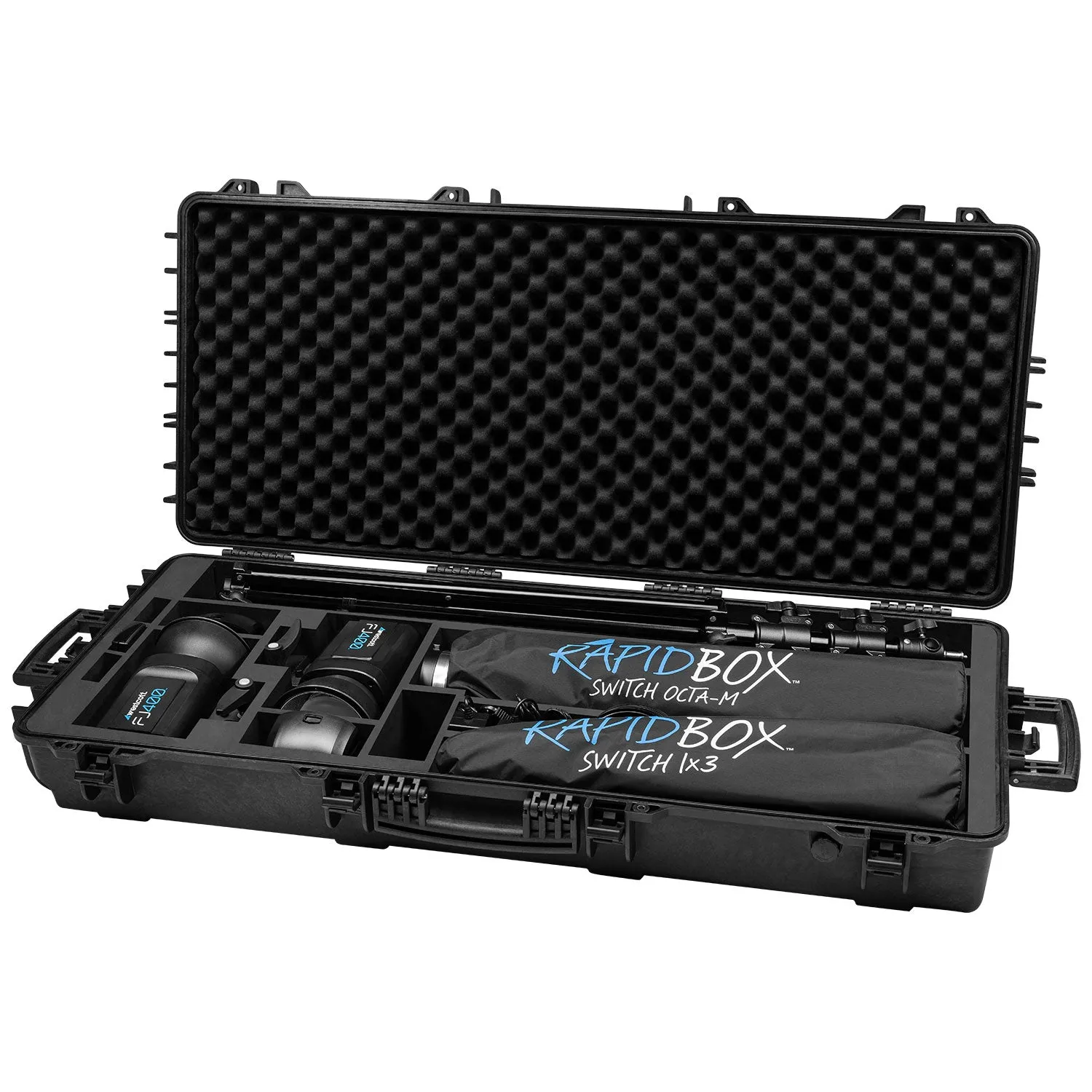 FJ400 Strobe 2-Light Location Hard Case Kit with FJ-X3 S Wireless Trigger for Sony Cameras