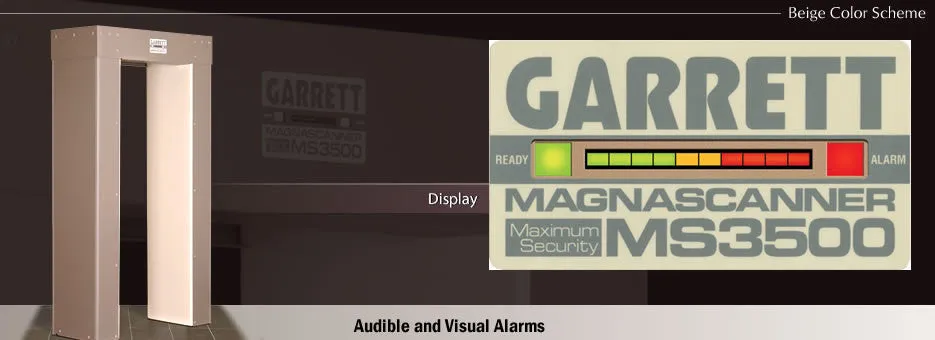 Garrett MS 3500 Maximum Security Walk-Through Metal Detector