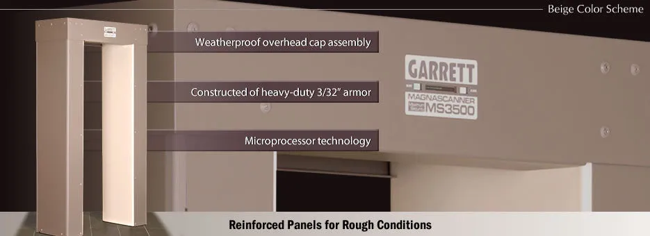 Garrett MS 3500 Maximum Security Walk-Through Metal Detector