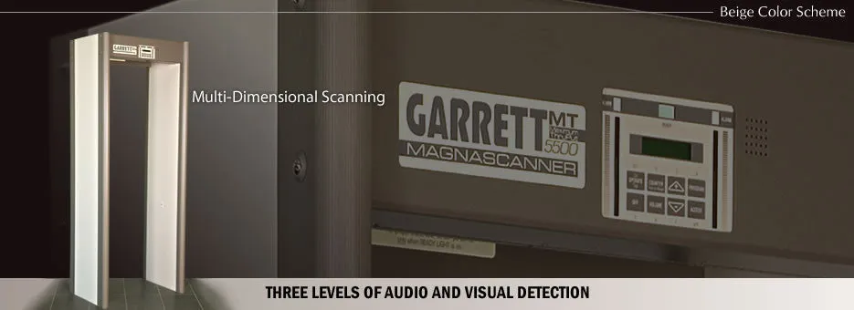 Garrett MT 5500 Maximum Throughput Metal Detector for High Volume Screening