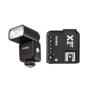 Godox TT350F 2.4G TTL HSS Speedlite Flash and X2T-F trigger kit for Fujifilm - Bundle